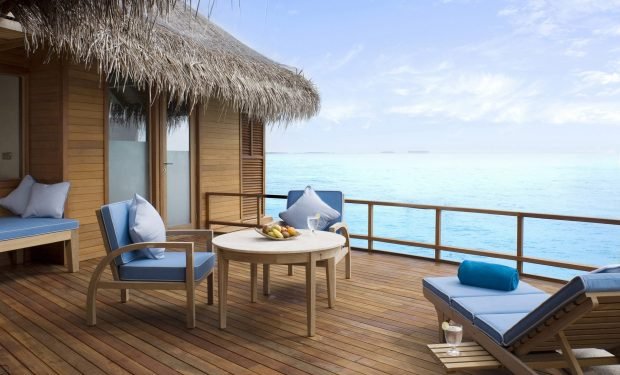 Anantara Dhigu Resort & Spa Sunset Over Water Suite terrace