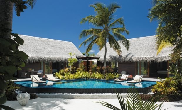 Two bedroom beach villa shangri las villingili resort spa