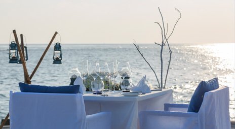 Anantara veli maldives dhoni beachfront dining by design