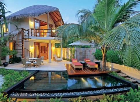 Halaveli maldives double storey beach villa