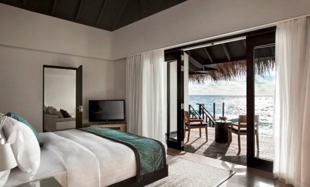 Outrigger konotta maldives 2 bedroom lagoon pool villa room