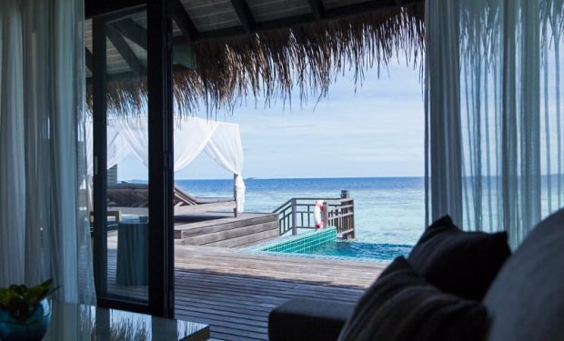 View from outrigger maldives konotta ocean villa