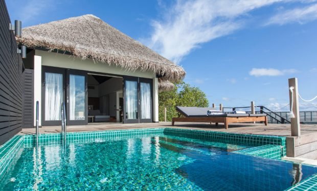 Outrigger konotta maldives lagoon pool villa pool