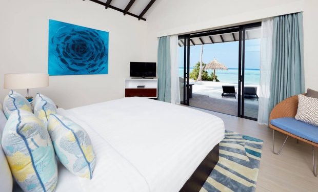 Havodda sunset beach villa bedroom
