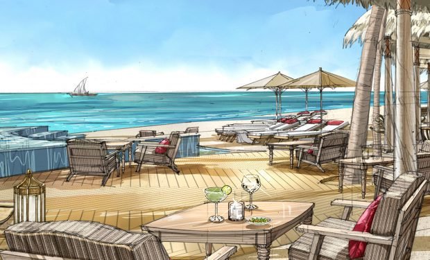 Pool bar half image