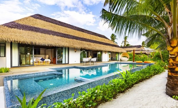 2 br beach pool villa