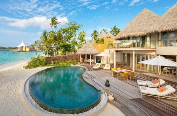 Two bedroom beach residence with private pool the nautilus maldives 570x410